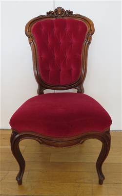 Louis-Philippe-Sessel um 1860/70 - Kunst, Antiquitäten und Schmuck