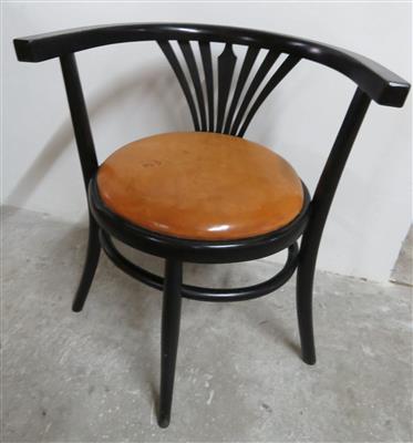 Buchenbugholz-Rundlehnsessel, wohl Thonet, Anfang 20. Jhdt. - Umění, starožitnosti, šperky