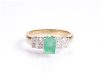 Diamantdamenring zusammen ca. 0,55 ct - Antiques, art and jewellery