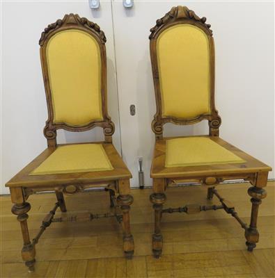 2 Historismus-Sessel im Frühbarockstil, 2. Hälfte 19. Jahrhundert - Kunst, Antiquitäten und Schmuck