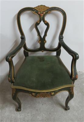 Großes Armfauteuil im venezianischen Barockstil 19./20. Jahrhundert - Kunst, Antiquitäten und Schmuck