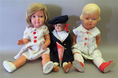 3 alte Puppen - Kunst, Antiquitäten und Schmuck