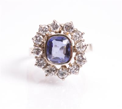 Brillantdamenring zus. ca. 0,90 ct - Antiques, art and jewellery