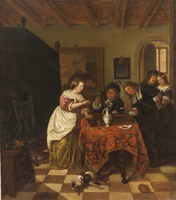 Niederländische Schule - Umkreis Jan Steen - Arte, antiquariato e gioielli