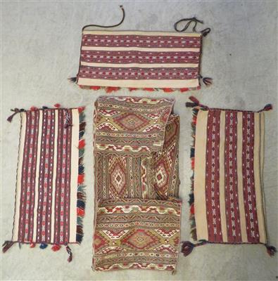 3 gewebte Yomud Torben je ca.45 x 88 cm, Westturkestan, Anfang 20. Jhdt. - Antiques, art and jewellery