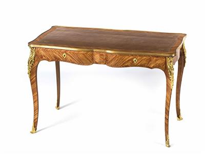 Schreibtisch - Bureau plat im Stil Louis-Quinze, Frankreich um 1900 - Umění, starožitnosti, šperky