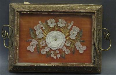 Biedermeier Handarbeits-Blumenbildchen um 1820/30 - Antiques, art and jewellery