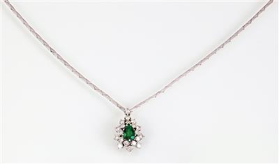 Brillantcollier zus. ca. 1,80 ct - Umění, starožitnosti, šperky