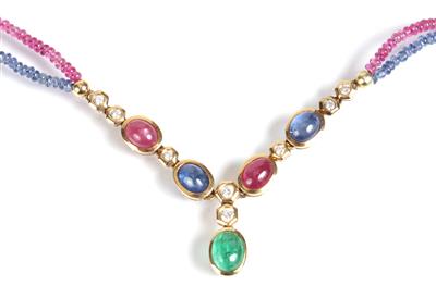 Brillantcollier zusammen ca. 0,50 ct - Arte, antiquariato e gioielli