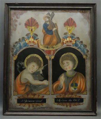 Hinterglasbild, Alpenländisch 20. Jhdt. - Arte, antiquariato e gioielli