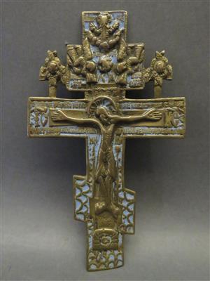 Russisch-orthodoxes Kreuz - Kunst, Antiquitäten und Schmuck