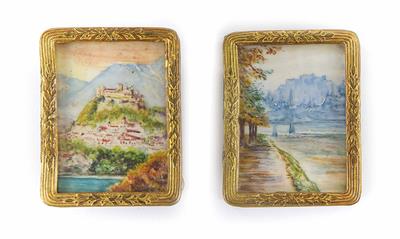 2 Miniaturen um 1920 - Antiques, art and jewellery