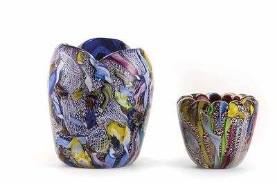2 Vasen, Murano um 1960 - Antiques, art and jewellery