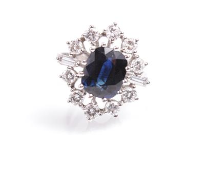 Brillant-Diamant-Saphirring - Umění, starožitnosti, šperky
