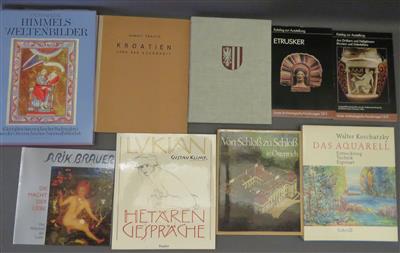 Konvolut von 9 Kunstbüchern 1944 - 2009: - Kunst, Antiquitäten und Schmuck