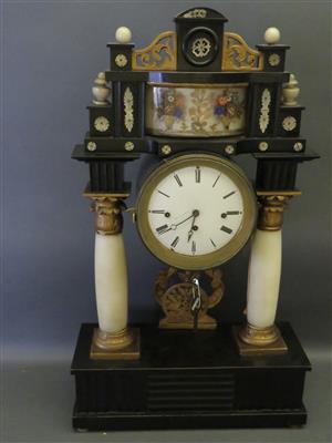 Biedermeier-Kommodenuhr um 1830/40 - Antiques, art and jewellery