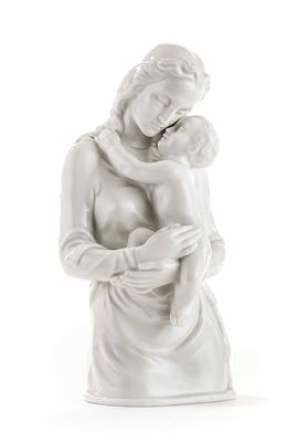 Mutter mit Kind, Augarten, 2. Hälfte 20. Jhdt. - Kunst, Antiquitäten und Schmuck