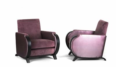 Paar Fauteuils im Art Deco-Stil, 20. Jhdt. - Umění, starožitnosti, šperky