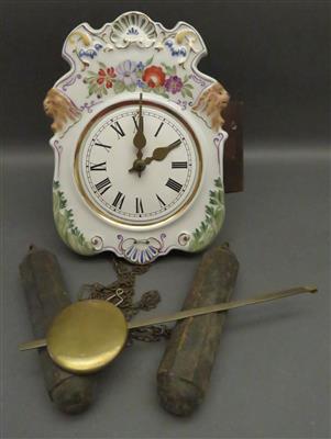 Bäuerliche Wanduhr, 19. Jhdt. - Kunst, Antiquitäten und Schmuck