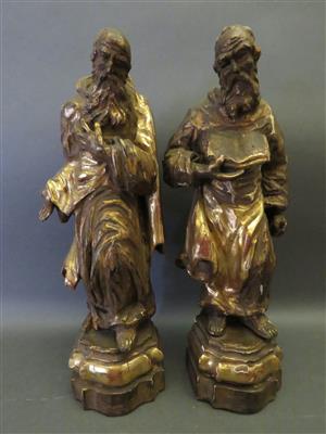 2 Apostelfiguren im Barockstil, 20. Jhdt. - Antiques, art and jewellery