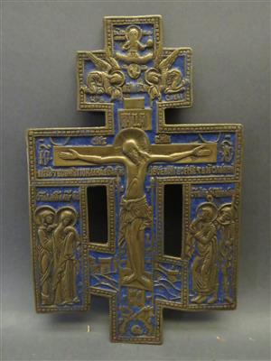 Russisch-orthodoxes Kreuz - Kunst, Antiquitäten und Schmuck