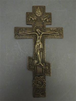 Russisch-orthodoxes Segenkreuz - Antiques, art and jewellery