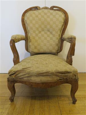 Spätbiedermeierfauteuil um 1850 - Antiques, art and jewellery