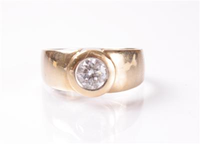 Solitärring ca. 0,80 ct - Antiques, art and jewellery