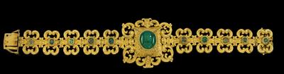 Smaragdarmband - Antiques, art and jewellery