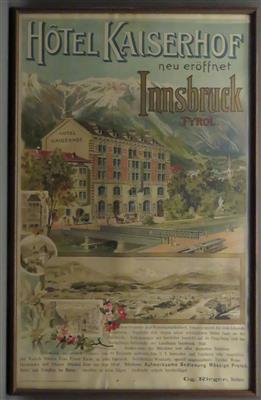 Werbeplakat um 1900 - Sommerauktion (Kunst & Antiquitäten)