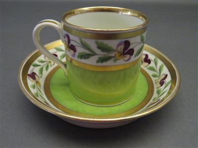 Wiener Tasse mit Untertasse, 1. Drittel 19. Jhdt. - Sommerauktion (Kunst & Antiquitäten)