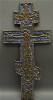 Altes russisch-orthodoxes Segenkreuz - Umění, starožitnosti, šperky