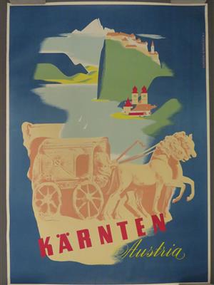 Werbeplakat, Entwurf I. H. Leischner. Arriach - Umění, starožitnosti, šperky