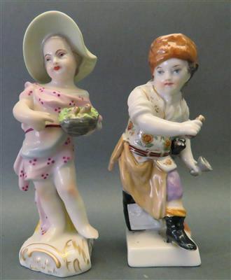 2 Porzellanfiguren, KPM-Berlin, 20. Jhdt. - Kunst, Antiquitäten und Schmuck