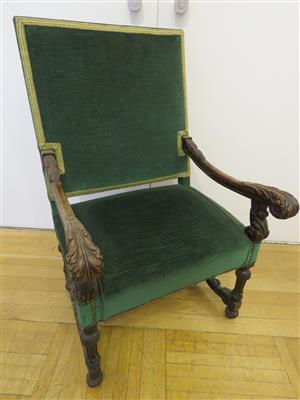 Historismus-Fauteuil um 1880 - Kunst, Antiquitäten und Schmuck