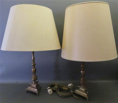 Paar Tischstandlampen - Kunst und Antiquitäten