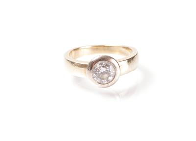 Solitärring ca. 1 ct - Umění, starožitnosti, šperky