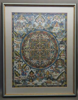 Thangka Tibet 20. Jahrhundert - Antiques, art and jewellery