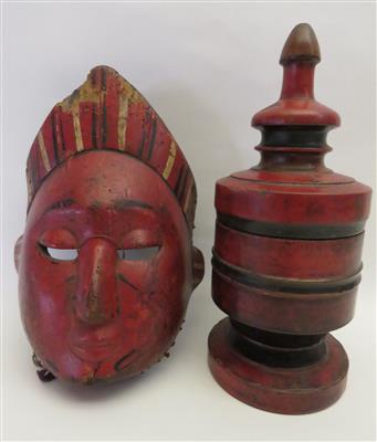 Kultmaske Burma, 1. Hälfte 20. Jahrhundert - Antiques, art and jewellery