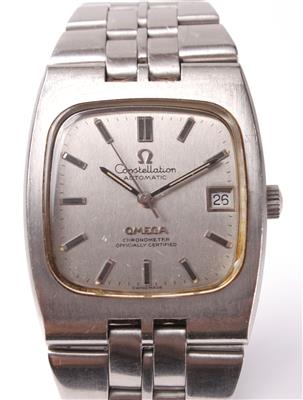 Omega Constellation Herrenarmbanduhr - Antiques, art and jewellery