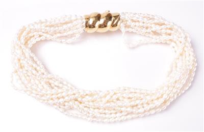 Halskette aus Süßwasserperlen - Arte, antiquariato e gioielli