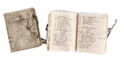 Konvolut von zwei handschriftlichen Zunftbüchern des Zimmererhandwerks in Kremsmünster, OÖ - Kunst, Antiquitäten und Schmuck