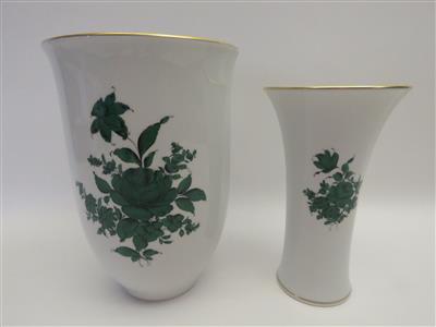 2 Vasen, Fa. Augarten, Wien 20. Jhdt. - Kunst, Antiquitäten und Schmuck