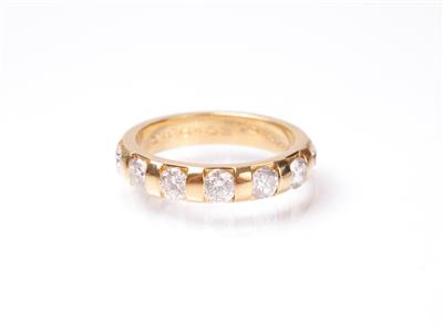 Brillant-Damenring zus. 0,98 ct - Jewellery, antiques and art