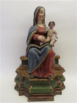 Madonna mit Kind, 19. Jahrhundert - Schmuck, Kunst und Antiquitäten