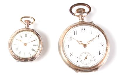 Damen- und Herrentaschenuhr - Jewellery, antiques and art