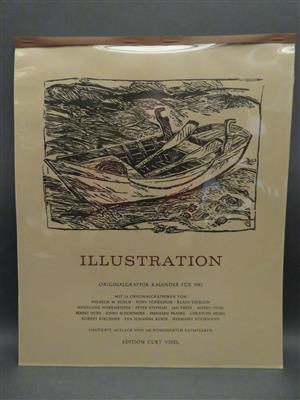 Originalgrafikkalender "Illustrationen", 1982 - Klenoty, umění a starožitnosti