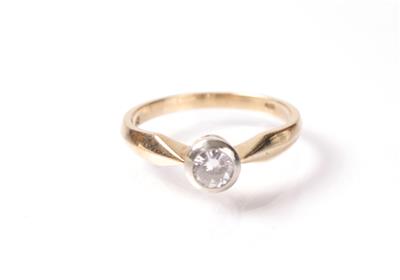 Solitärring ca. 0,25 ct - Gioielli, arte e antiquariato