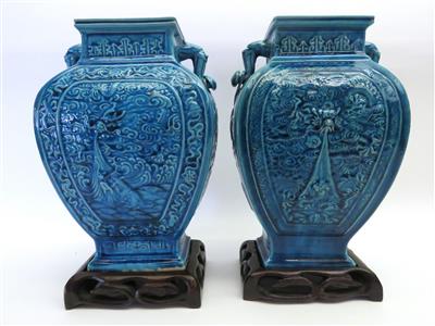2 Vasen, China, 20. Jahrhundert - Gioielli, arte e antiquariato