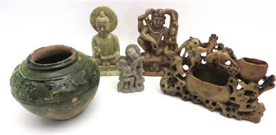Konvolut Asiatika - Jewellery, antiques and art